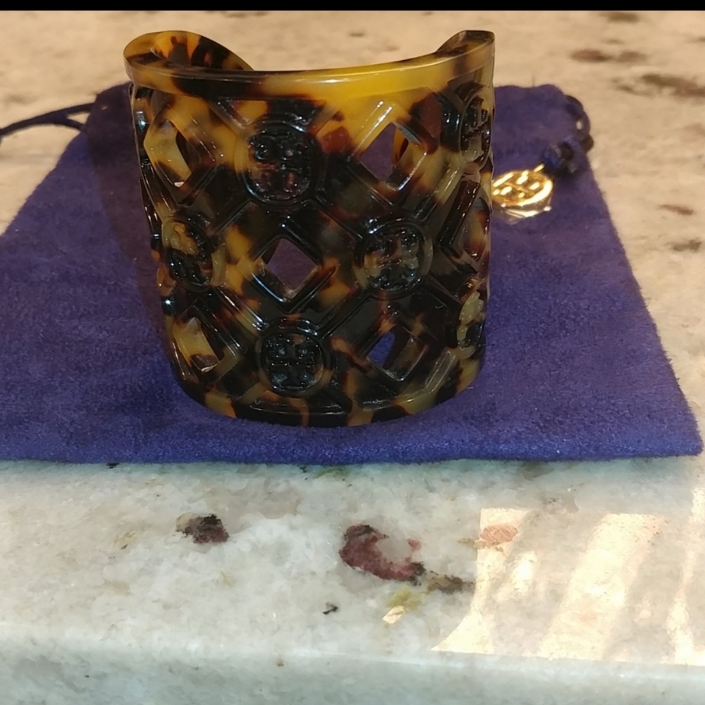 Tory Burch Tortoise Shell Cuff - image 3
